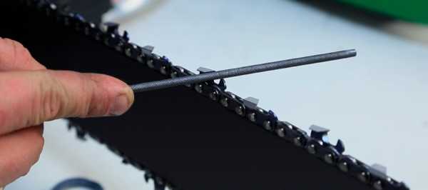Как заточить цепь электропилы своими руками